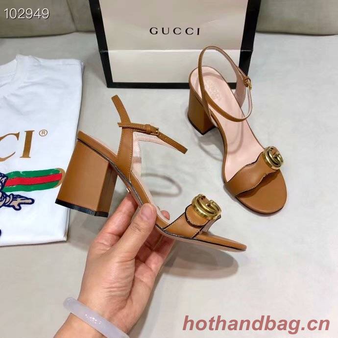 Gucci 7CM High Heels Shoes GG1557BL-4