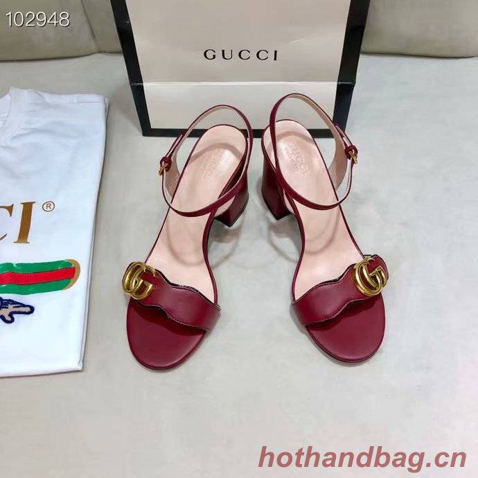 Gucci 7CM High Heels Shoes GG1557BL-5