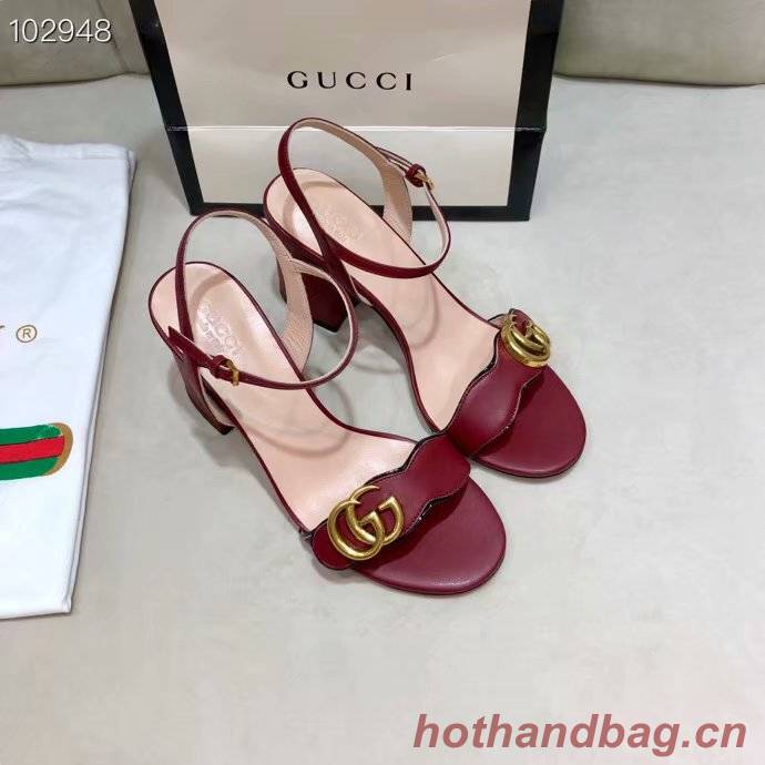 Gucci 7CM High Heels Shoes GG1557BL-5