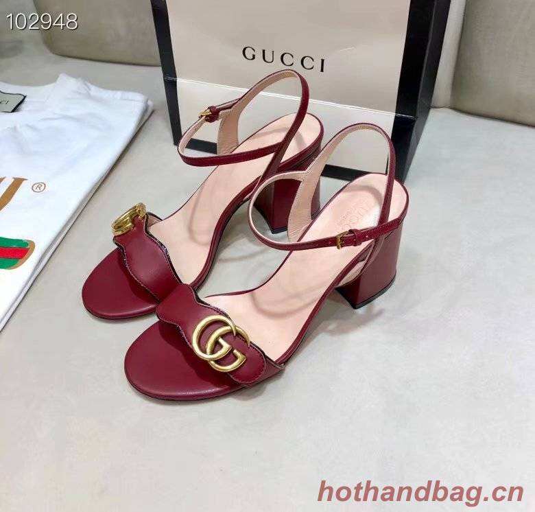 Gucci 7CM High Heels Shoes GG1557BL-5