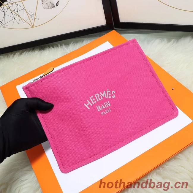 Hermes Cosmetic Bag H3700 Rose