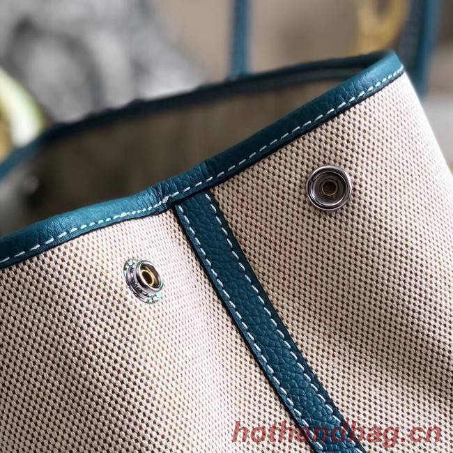 Hermes Garden Party 36cm Tote Bags Original Leather H3698 Blue