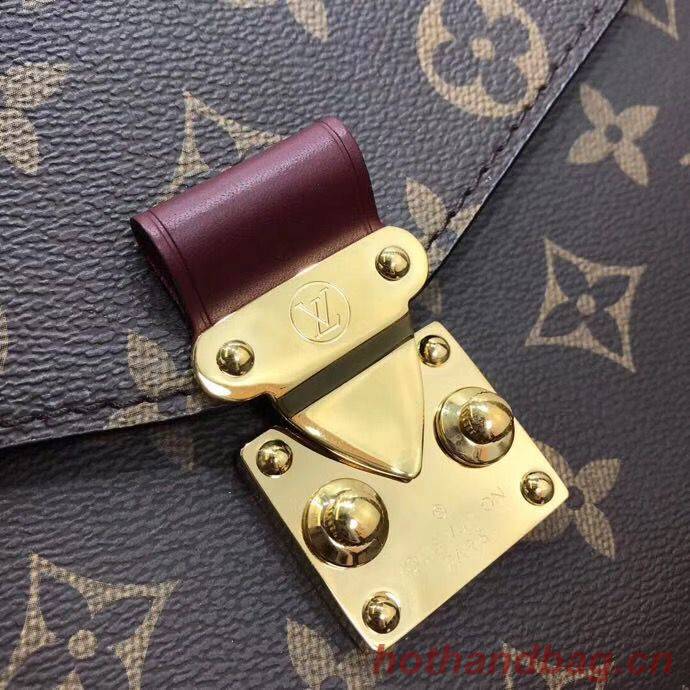 Louis vuitton original Monogram Canvas POCHETTE METIS M43984 Wine