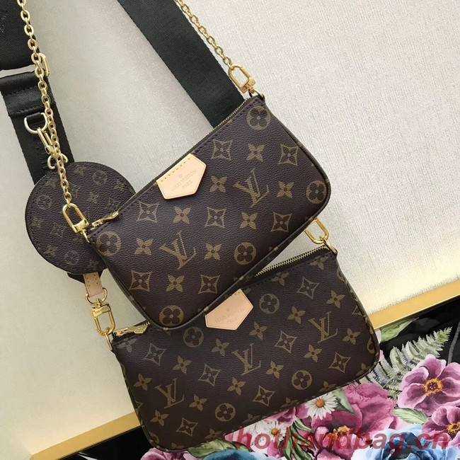 Louis vuitton original monogram canvas Shoulder Bag MULTI-POCHETTE ACCESSOIRES M44813