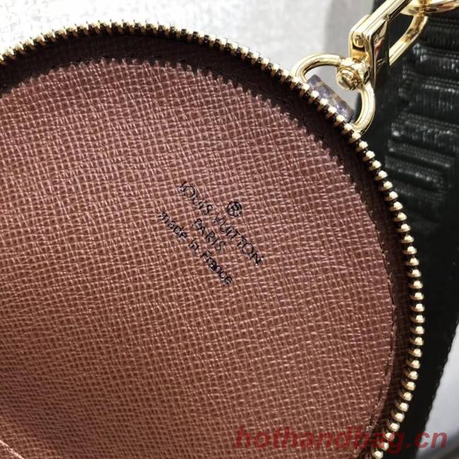 Louis vuitton original monogram canvas Shoulder Bag MULTI-POCHETTE ACCESSOIRES M44813