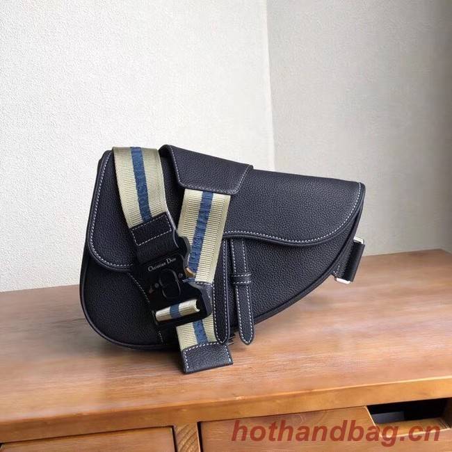 DIOR OBLIQUE SADDLE BELT BAG M9020 Royal Blue