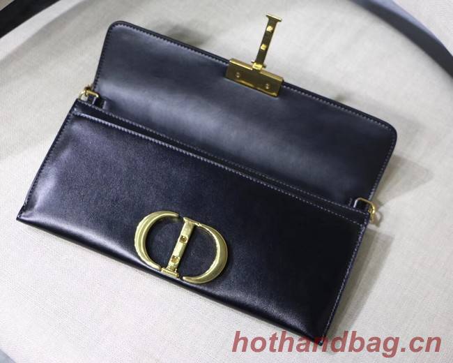 Dior 30 MONTAIGNE sheepskin leather Clutch bag M9206 black