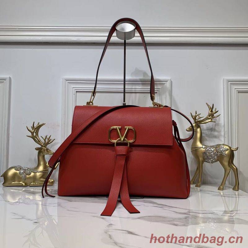 VALENTINO Origianl Leather Bag V0012 Red