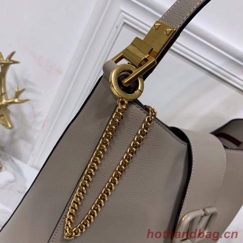 VALENTINO Origianl Palm Leather Bag V5002 Gray