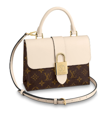 Louis Vuitton Original Leather LOCKY BB M44653 cream