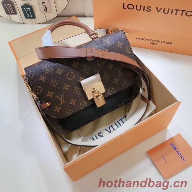 Louis Vuitton Monogram Canvas Original Leather VAUGIRARD M44354 black