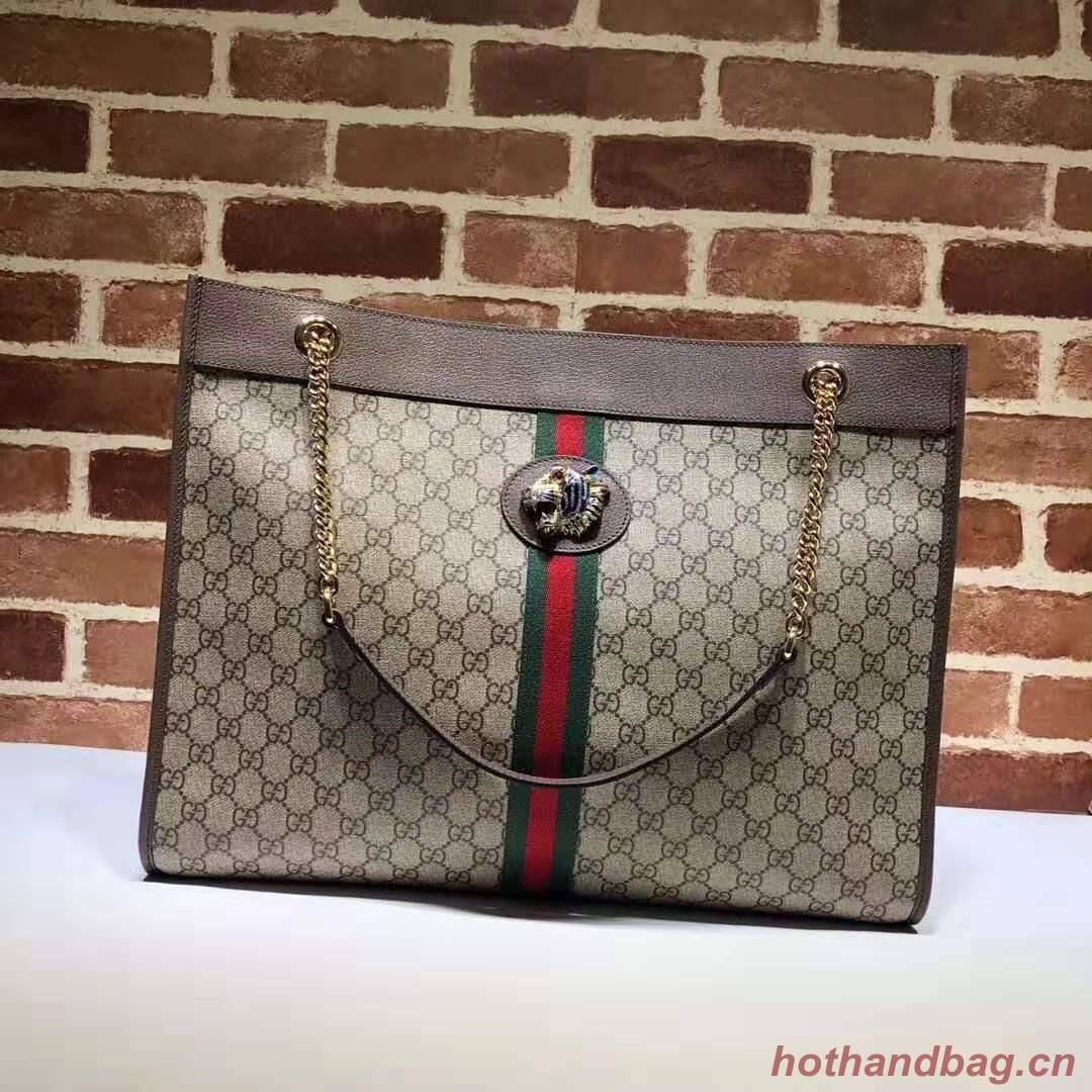 Gucci Rajah large tote 537219 Brown