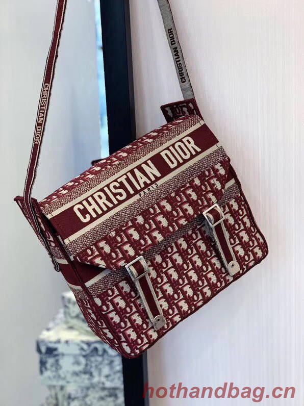 MESSENGER TAS DIOR OBLIQUE DIORCAMP M1291VRIS Bordeaux