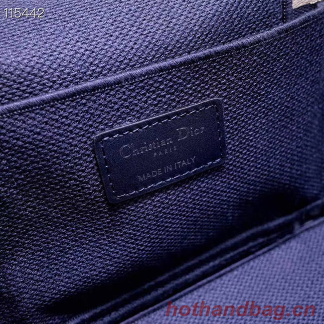 Dior SADDLE DENIM CANVAS Cosmetic Bag 5698