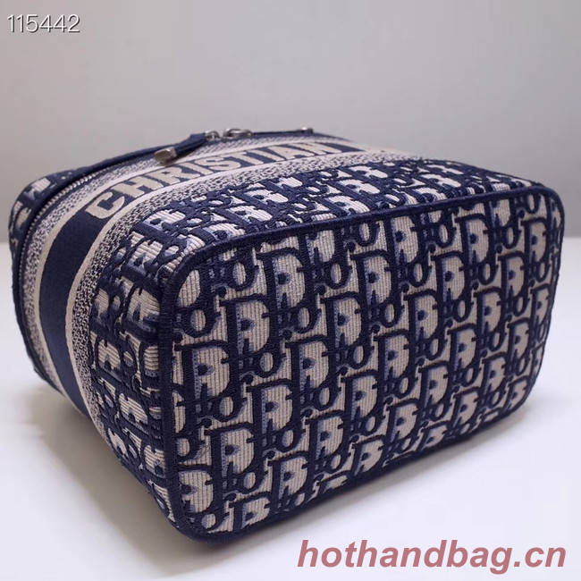 Dior SADDLE DENIM CANVAS Cosmetic Bag 5698