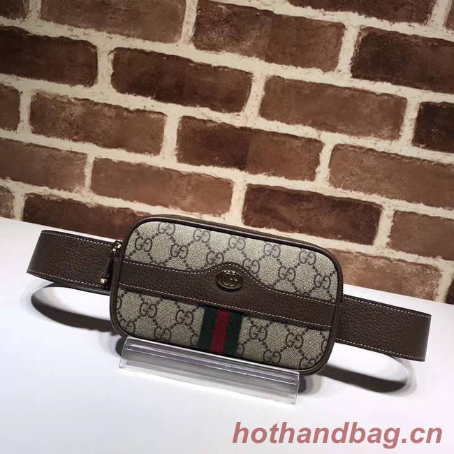 Gucci GG Original GG Leather belt bag 519308 brown