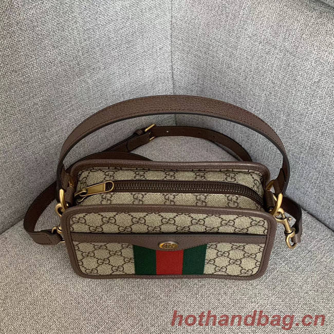 Gucci Ophidia small GG tote bag 598130 brown