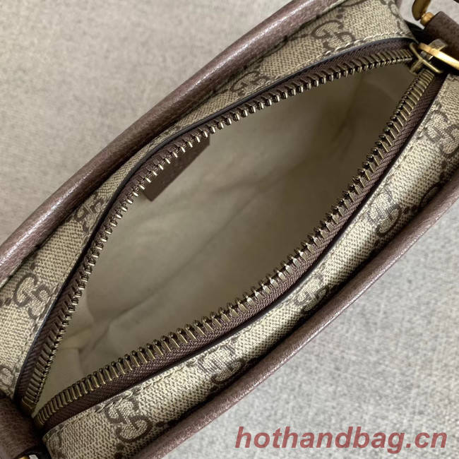 Gucci Ophidia small GG tote bag 598130 brown