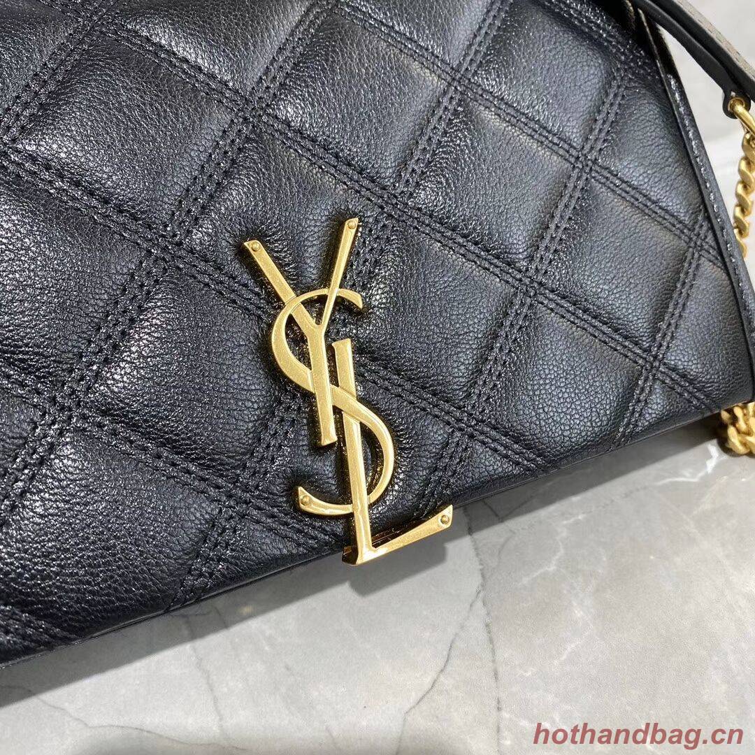 SAINT LAURENT leather shoulder bag Y585031 black