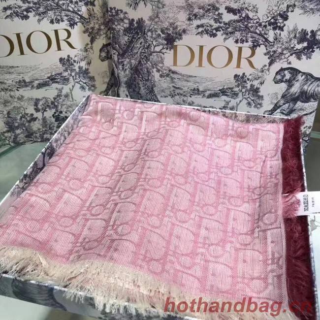 DIOR OBLIQUE STOLE IN WOOL AND CASHMERE C345