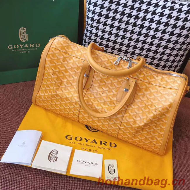 Goyard  Canvas Travel bag 6958 yellow