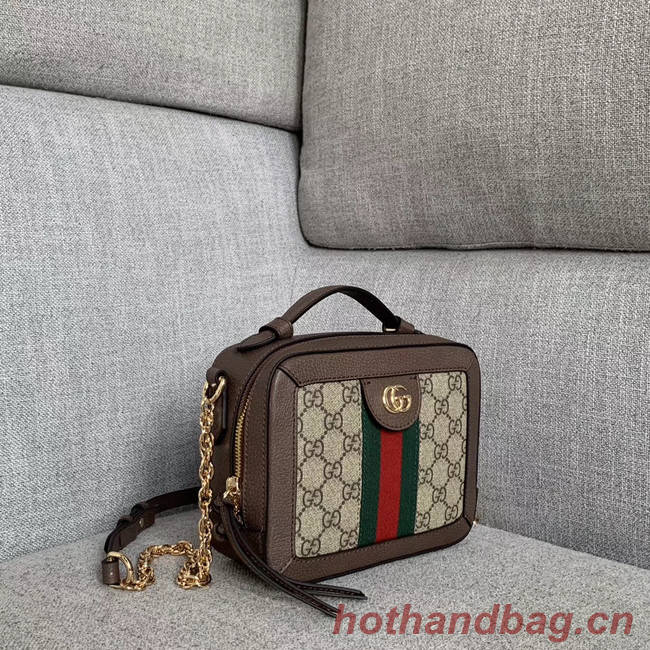 Gucci Ophidia series GG Mini Shoulder Bag 602576 brown