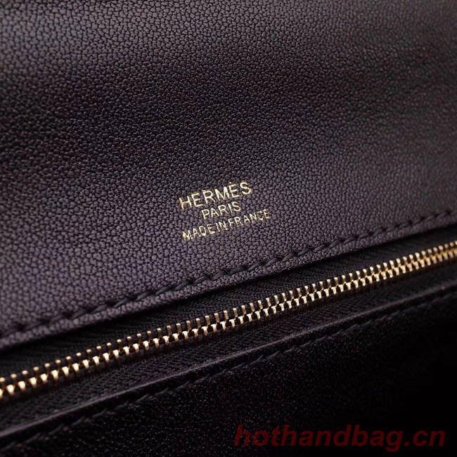 Hermes Kelly togo Leather Tote Bag H2424 black