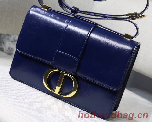 Dior 30 MONTAIGNE CALFSKIN BAG M9203 dark blue