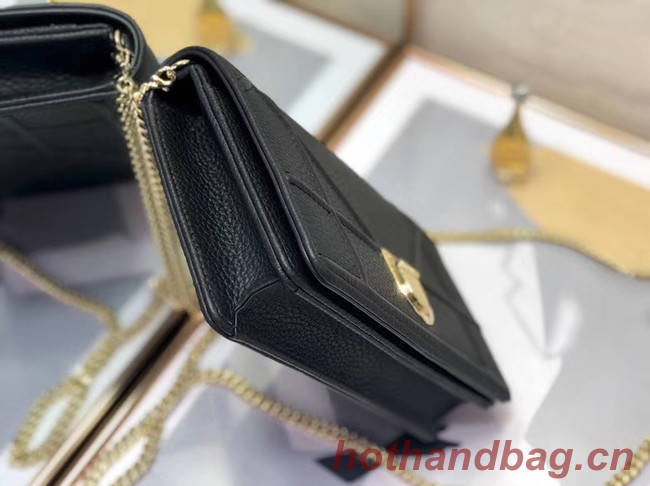 DIORAMA CALFSKIN CLUTCH M49P black