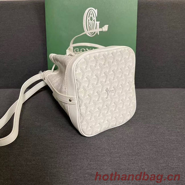 Goyard petit flot drawstring Bag G6959 white