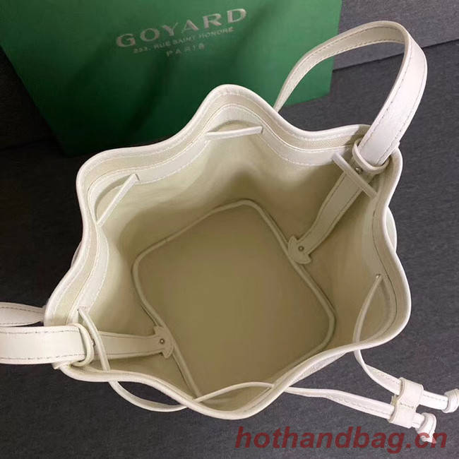 Goyard petit flot drawstring Bag G6959 white