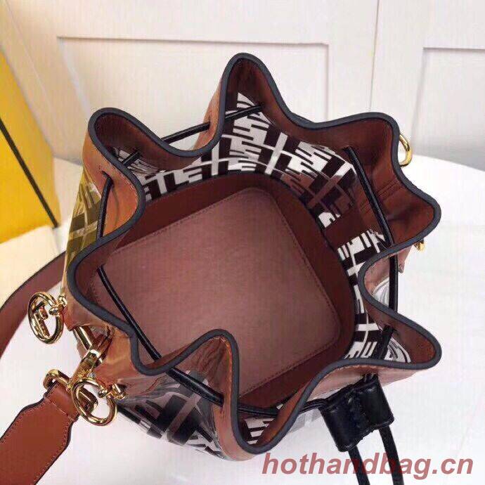 Fendi MON TRESOR  leather bag 8BT298A black