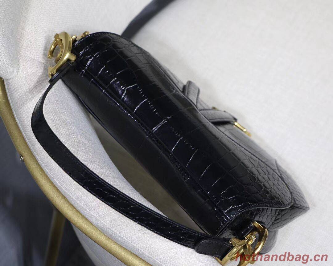 Dior SADDLE SOFT CALFSKIN BAG C9045 black