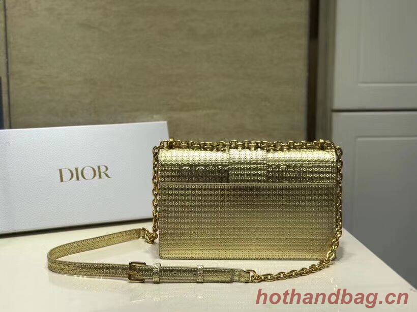 Dior 30 MONTAIGNE SMOOTH CALFSKIN FLAP BAG C9230 gold 