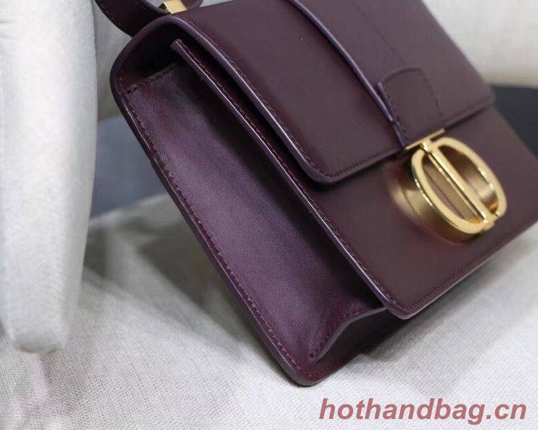 Dior 30 MONTAIGNE CALFSKIN BAG M9203 Claret