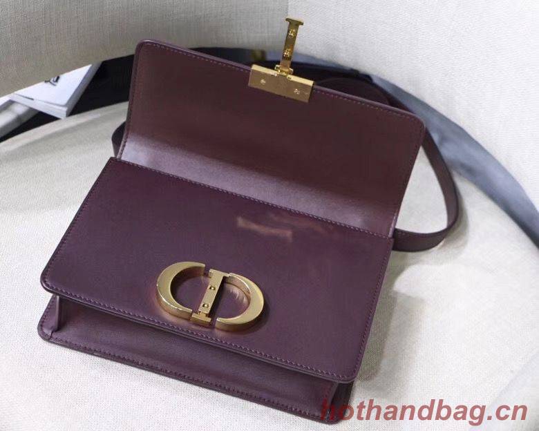 Dior 30 MONTAIGNE CALFSKIN BAG M9203 Claret