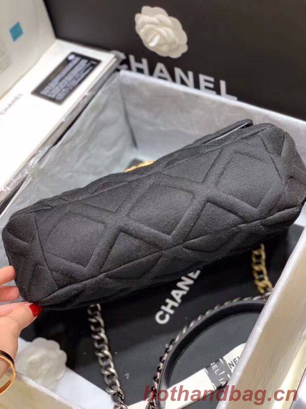 CHANEL 19 Flap Bag AS1160 AS1161 AS1162 Black