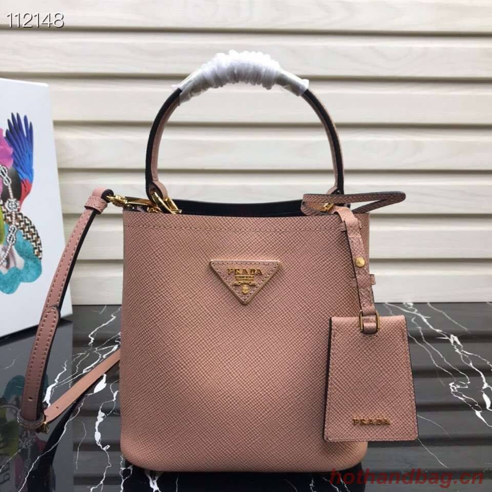 Prada Panier small Original Saffiano Bag 1BA217 Pink