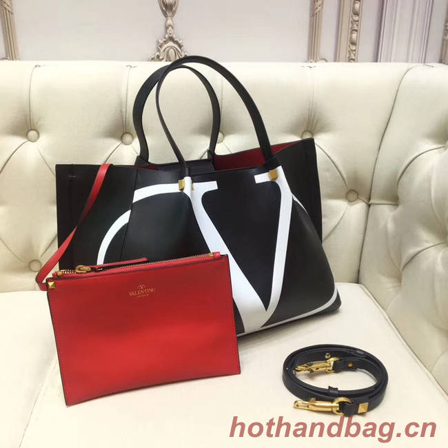 VALENTINO Origianl leather tote 9055 black