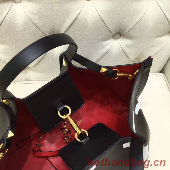 VALENTINO Origianl leather tote 9055 black