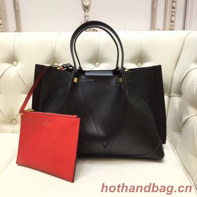 VALENTINO Origianl leather tote 9099 black