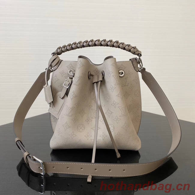 Louis Vuitton original Mahina Leather MURIA M55800 grey