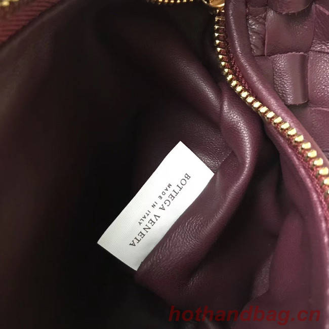 Bottega Veneta Original Weave Leather Bag BV4588 Burgundy