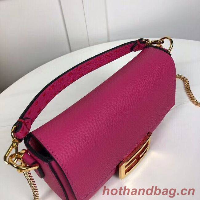 Fendi BAGUETTE leather bag F2467 rose