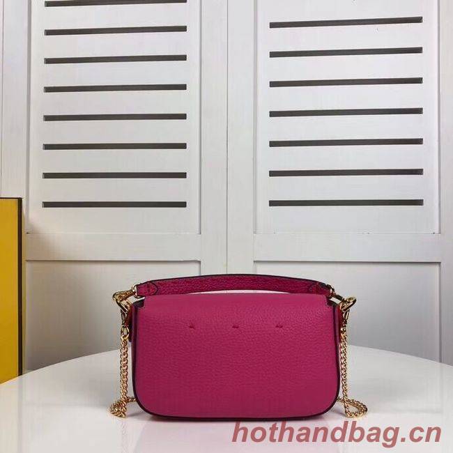 Fendi BAGUETTE leather bag F2467 rose