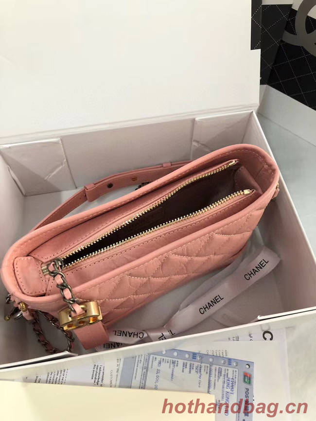 Chanel gabrielle small hobo bag AS0865 pink