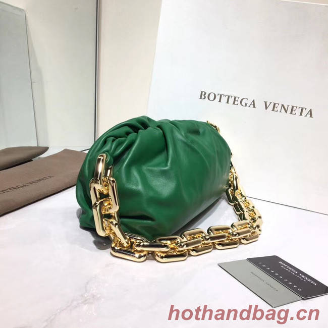 Bottega Veneta Nappa lambskin soft Shoulder Bag 620230 green