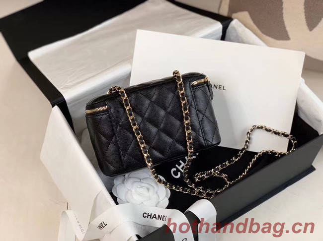 Chanel Original Small classic chain box handbag AP1447 black