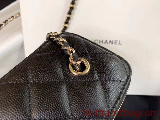 Chanel Original Small classic chain box handbag AP1447 black