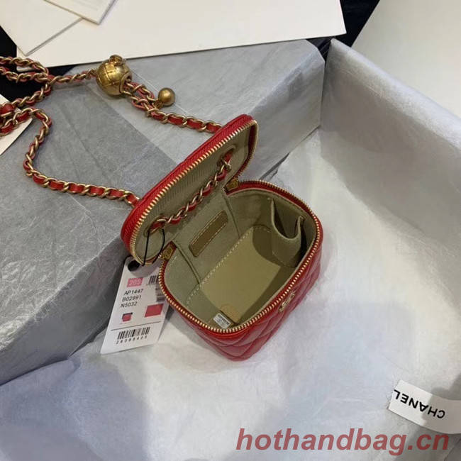 Chanel Original Small classic chain box handbag AP1447 red